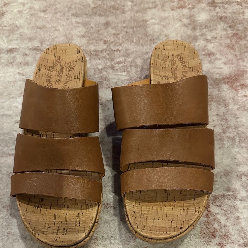 Kork-Ease Brown Leather Sandals
